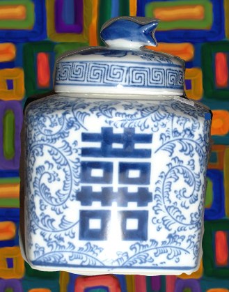 blue jar